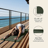 Solana Yoga Mat 1&quot; &amp; 1/2&quot; Thick W/Nylon Strap for Men &amp; Women - Non Slip Exercise Mat for Yoga