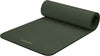 Solana Yoga Mat 1&quot; &amp; 1/2&quot; Thick W/Nylon Strap for Men &amp; Women - Non Slip Exercise Mat for Yoga