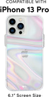 - SOAP Bubble - Case for Iphone 13 Pro - Iridescent Design - 10 Ft Drop Protection - 6.1 Inch - Soap Bubble