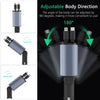 2024 New Retractable Car Charger 4 In1 Fast Car Phone Charger 66W Retractable Cables (2.6Ft) and 2 USB Ports Car Charger Adapter