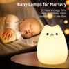 Cat Lamp, Gifts for 3 4 5 Year Old Girls,Graduation Gifts for Teen Girls,Kids Night Light for Bedroom,Kawaii Kitty Baby Nursery Lamp with Remote Control.