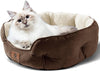 Dog Bed, Cat Beds for Indoor Cats, Pet Bed for Puppy and Kitty, Extra Soft &amp; Machine Washable with Anti-Slip &amp; Water-Resistant Oxford Bottom